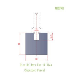 attachment detail of AH24301 die