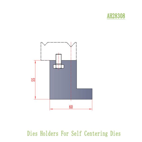 attachment detail of AH24308 die