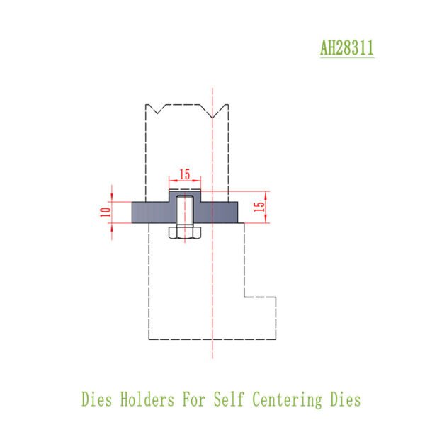 attachment detail of AH24311 die