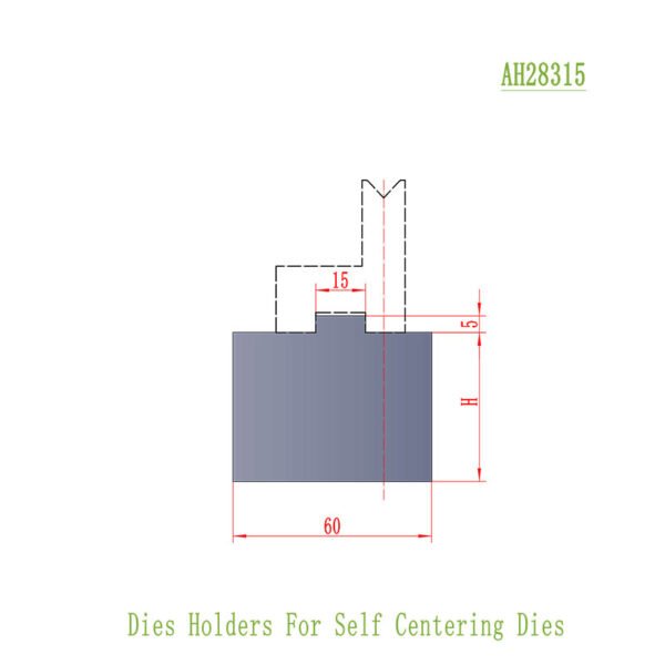 attachment detail of AH24315 die