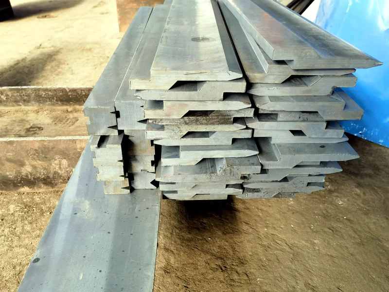 stacked press brake die profiles before heat treatment and grinding